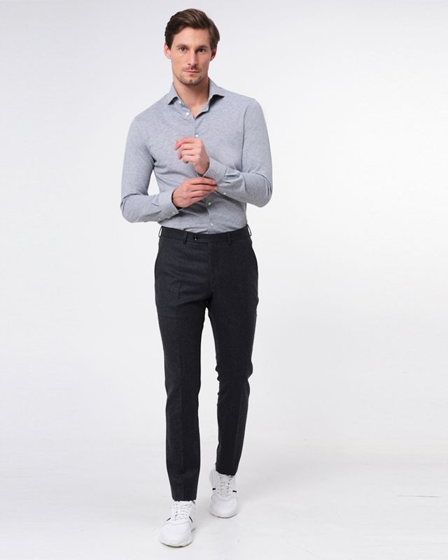 Dutch Dandies Knitted Slim fit Overhemd LM