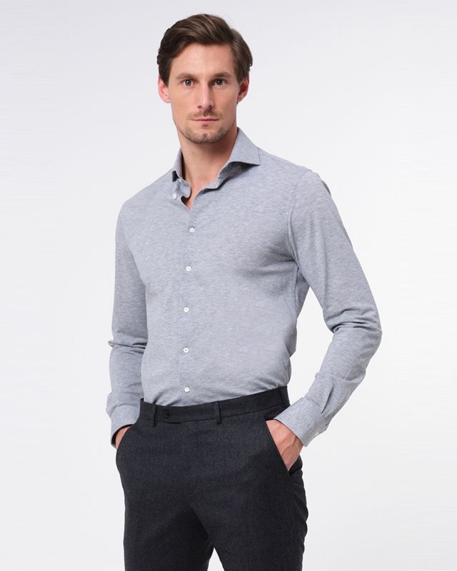 Dutch Dandies Knitted Slim fit Overhemd LM