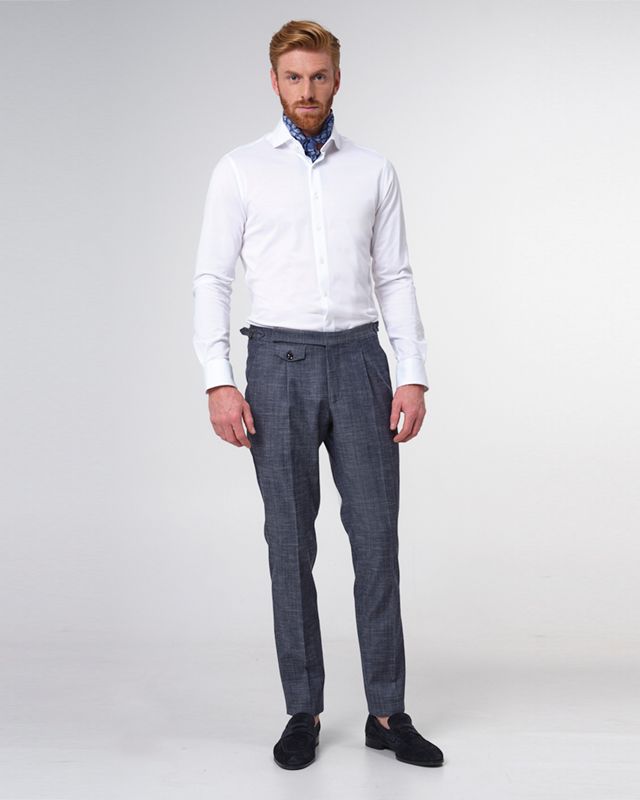 Dutch Dandies Knitted Slim fit Overhemd LM