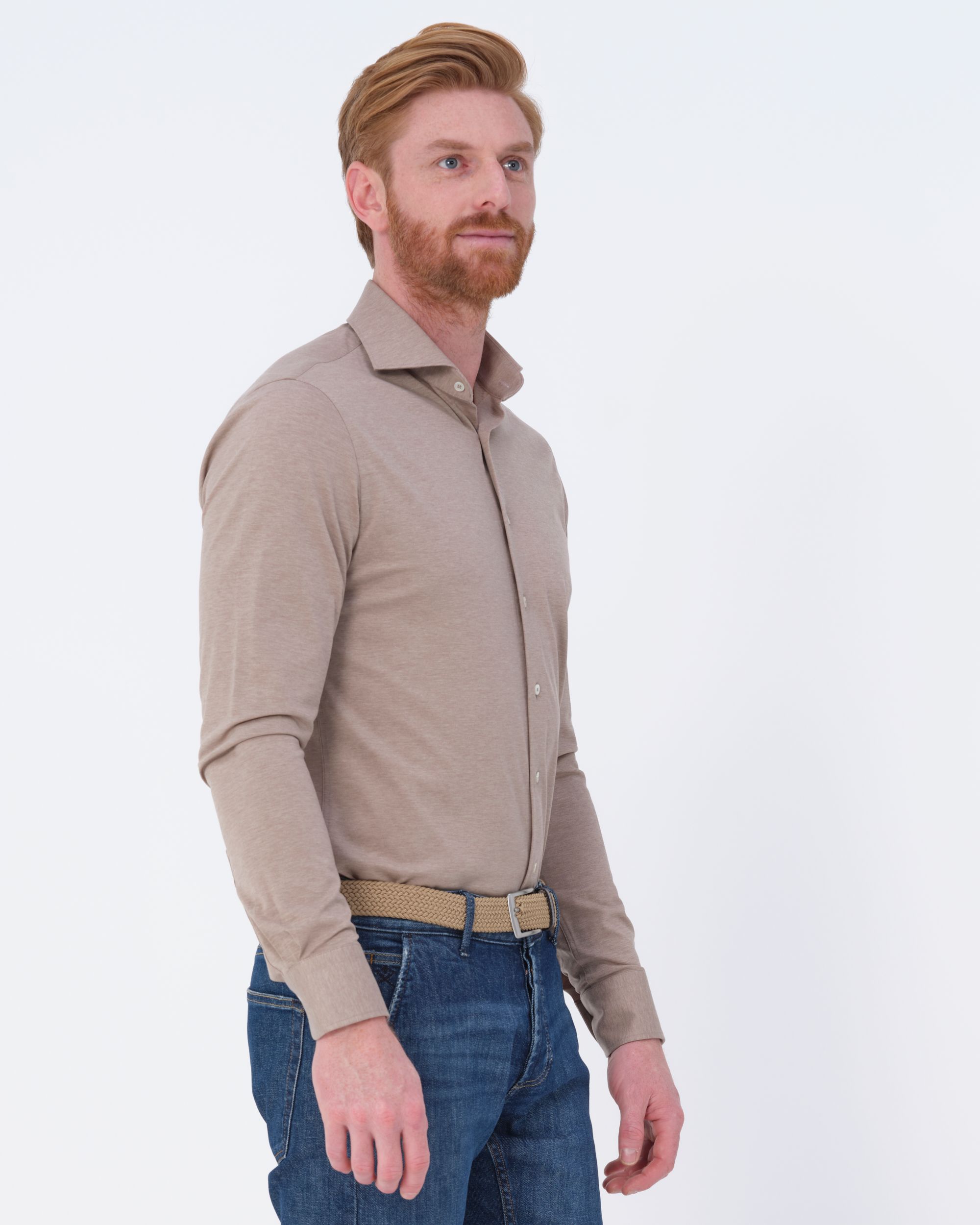 Dutch Dandies Knitted Slim Fit Overhemd LM
