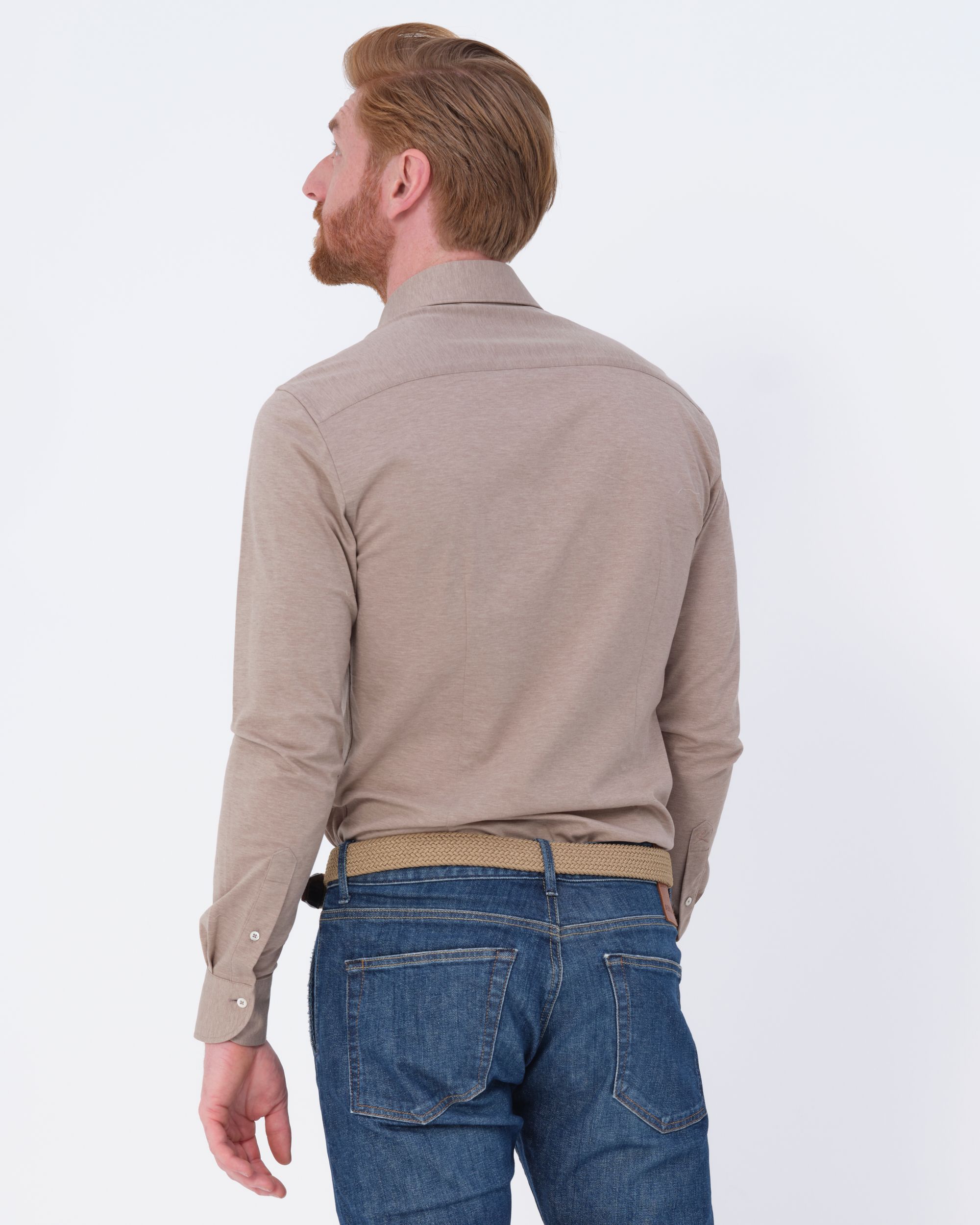 Dutch Dandies Knitted Slim Fit Overhemd LM