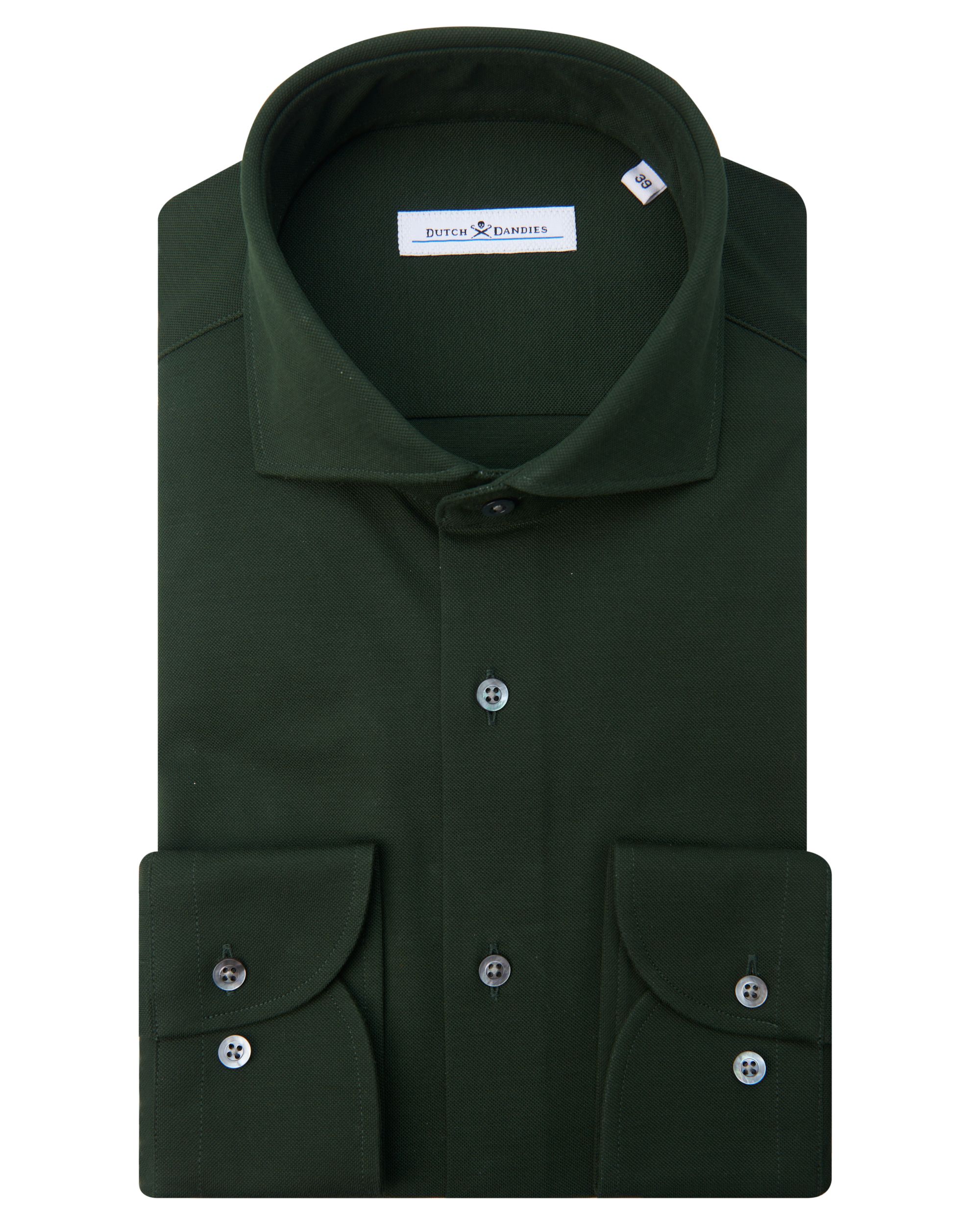 Dutch Dandies Knitted Slim Fit Overhemd LM