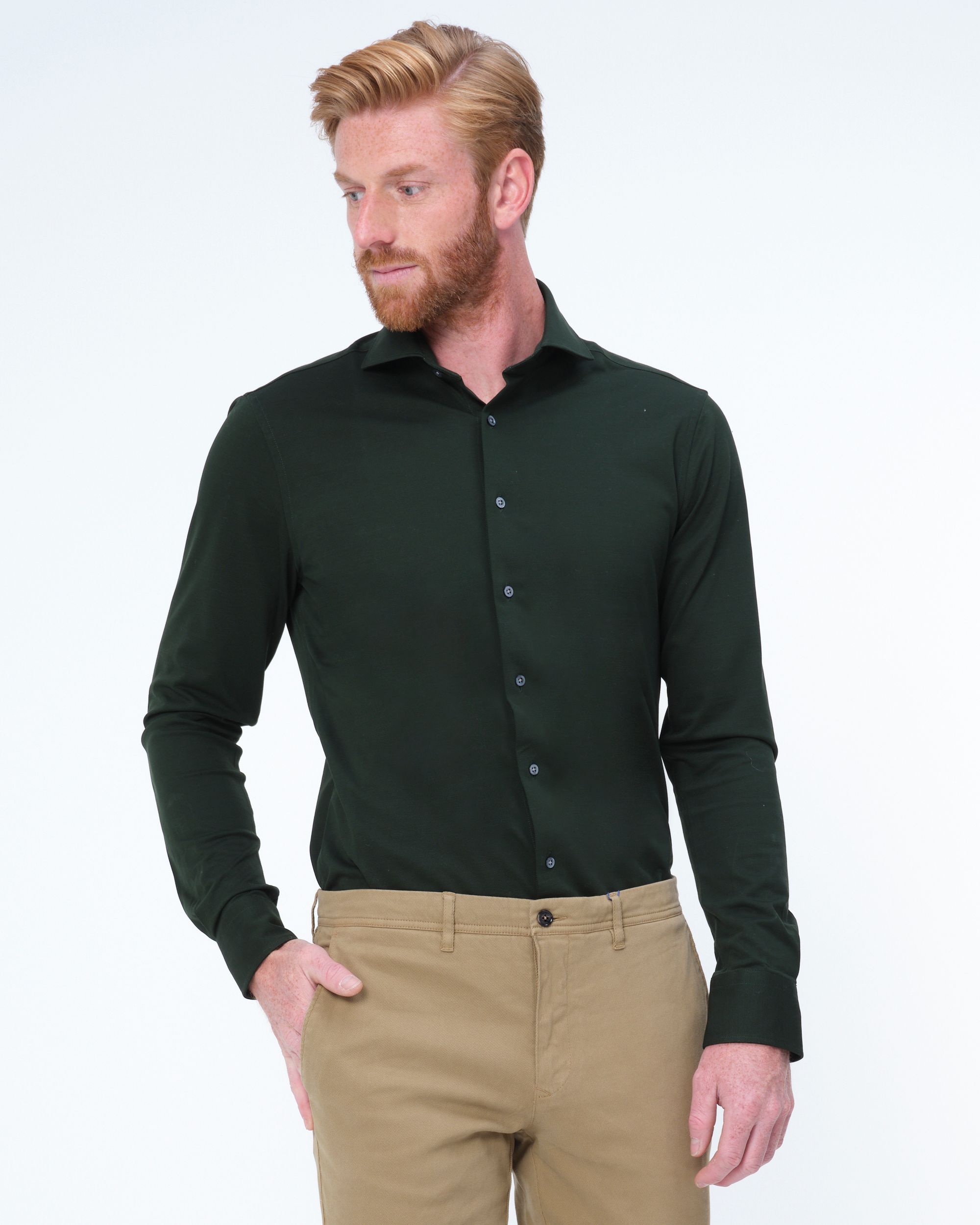 Dutch Dandies Knitted Slim Fit Overhemd LM