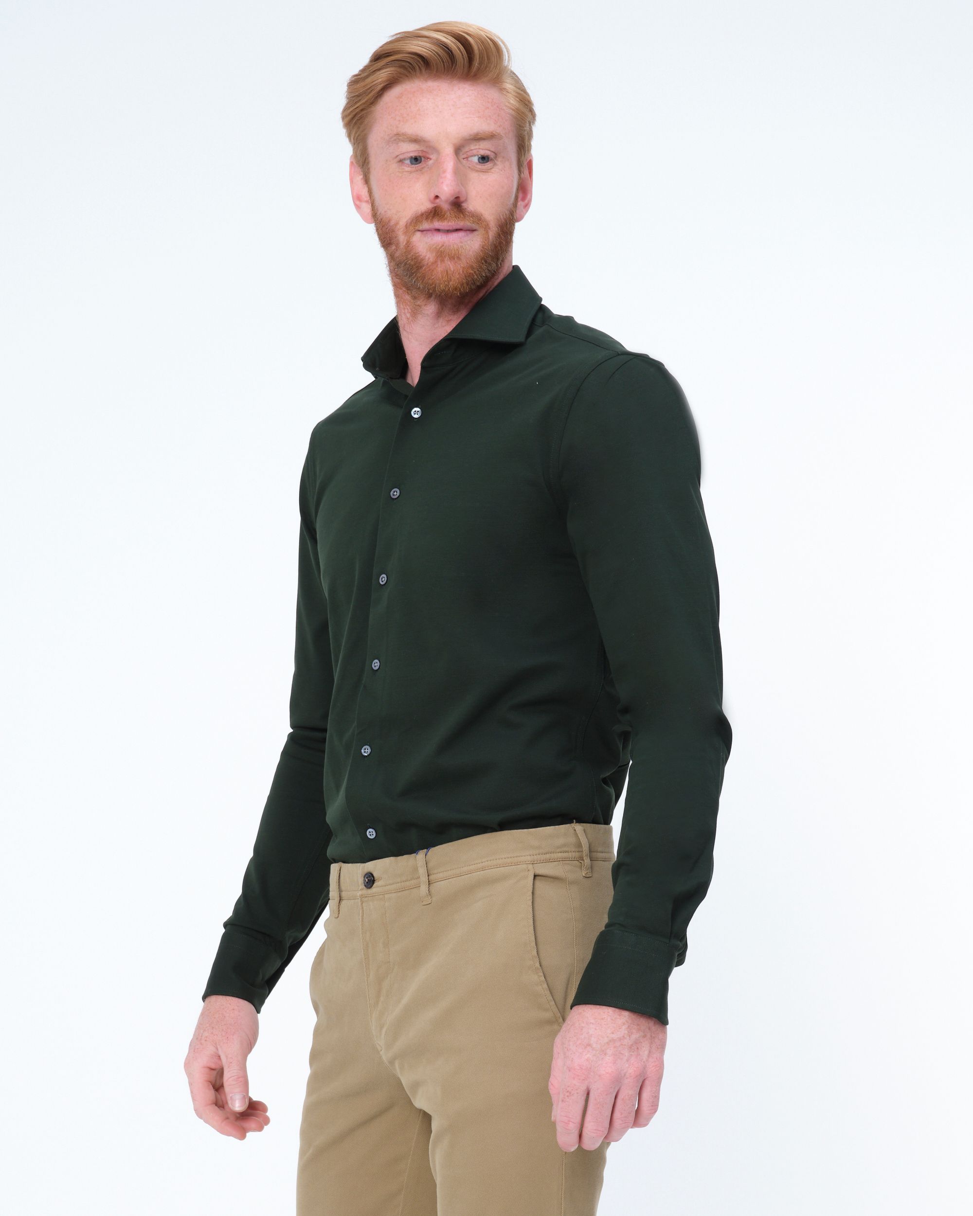 Dutch Dandies Knitted Slim Fit Overhemd LM
