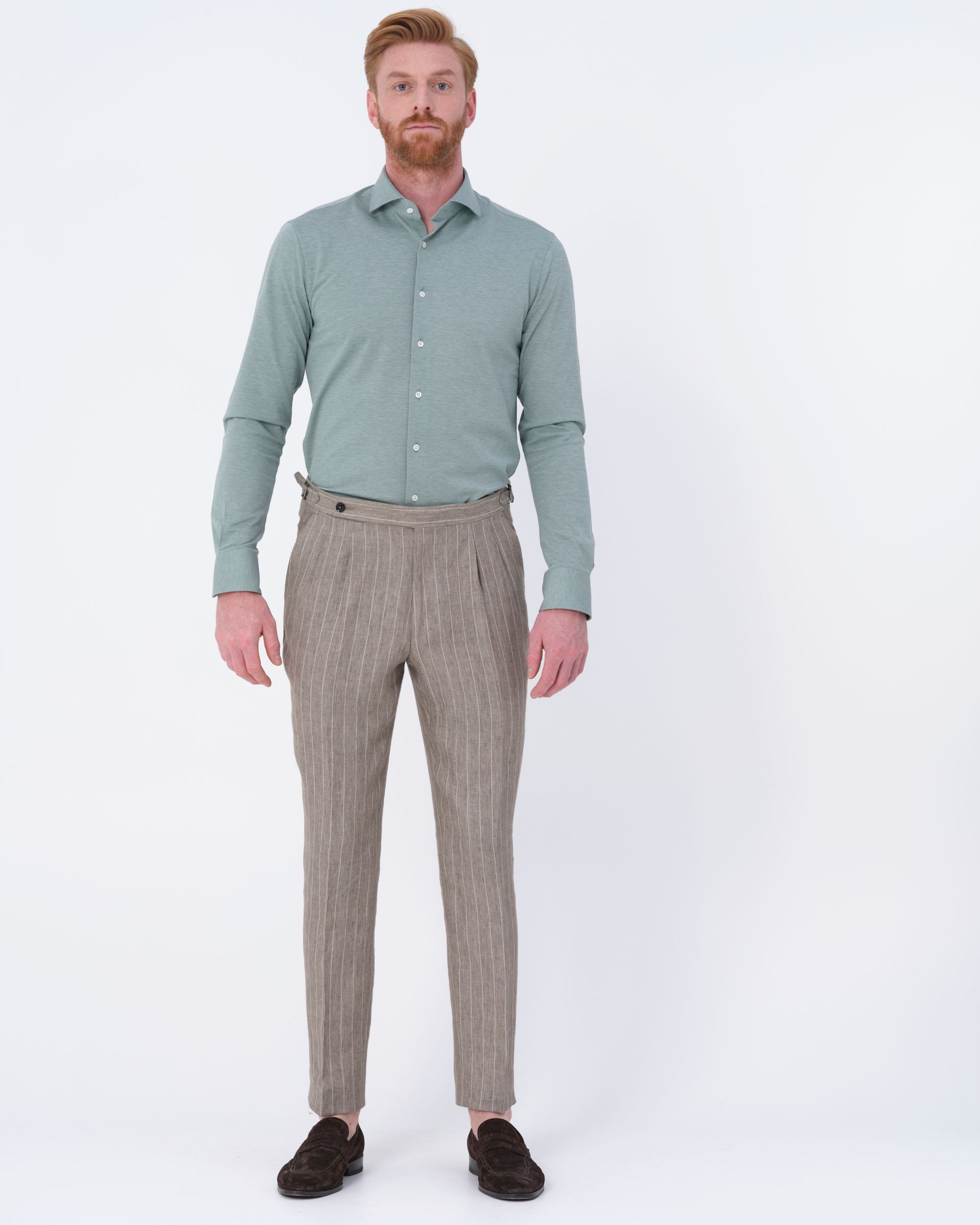 Dutch Dandies Knitted Slim Fit Overhemd LM