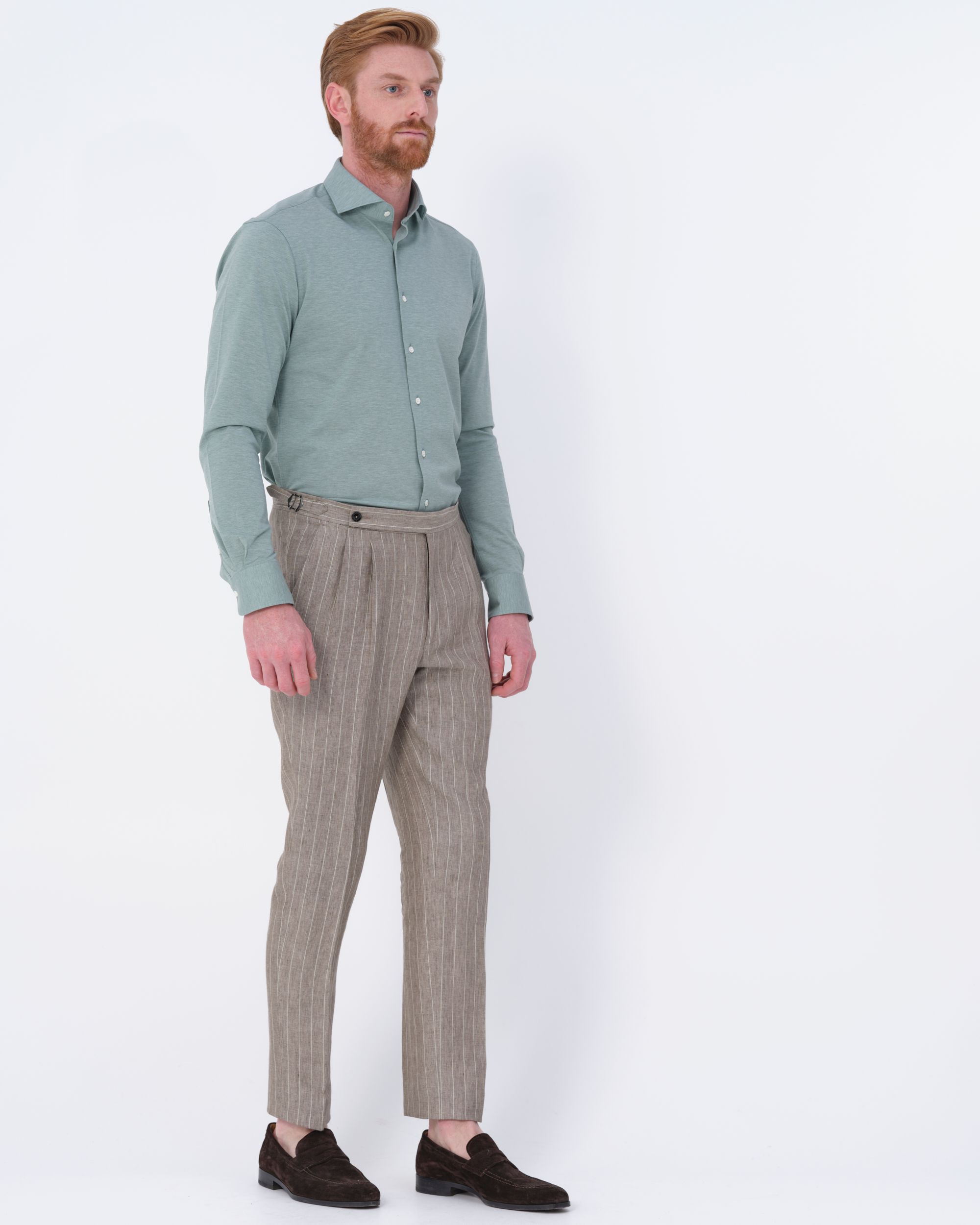 Dutch Dandies Knitted Slim Fit Overhemd LM