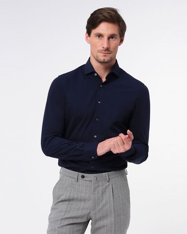 Dutch Dandies Knitted Slim fit Overhemd LM